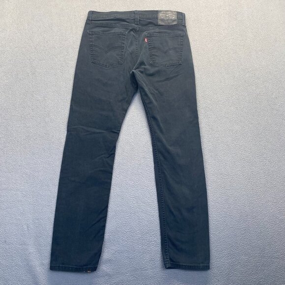 Levis 510 Skinny Stretch Mens Jeans Size 32X32 Black Stretch - Picture 2 of 11